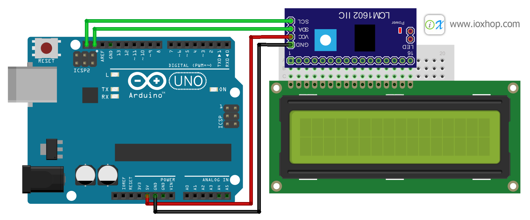 Character I2c Lcd With Arduino Tutorial 8 Examples 43 Off 7050